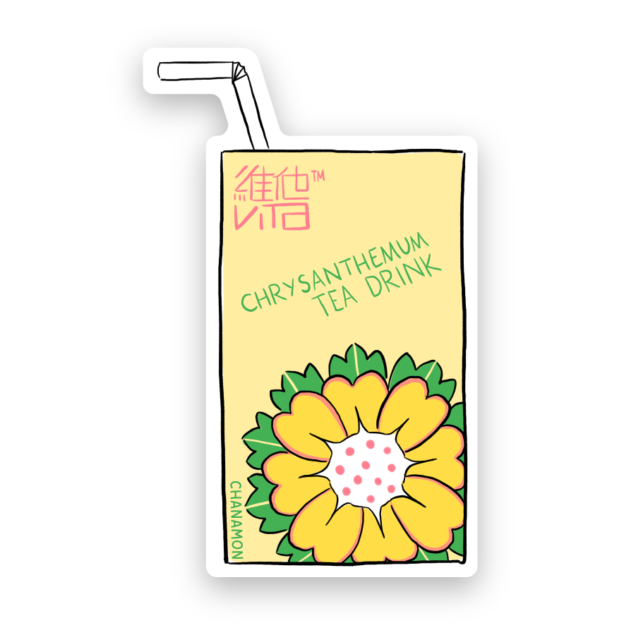 Chrysanthemum Tea Sticker