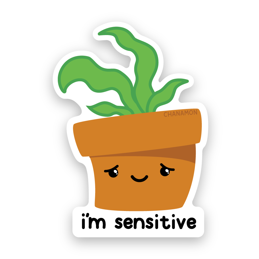Sensitive Plant Sticker