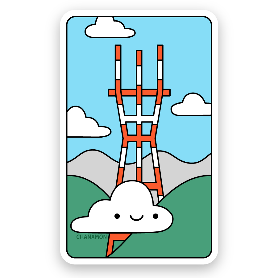 Sutro Tower Sticker