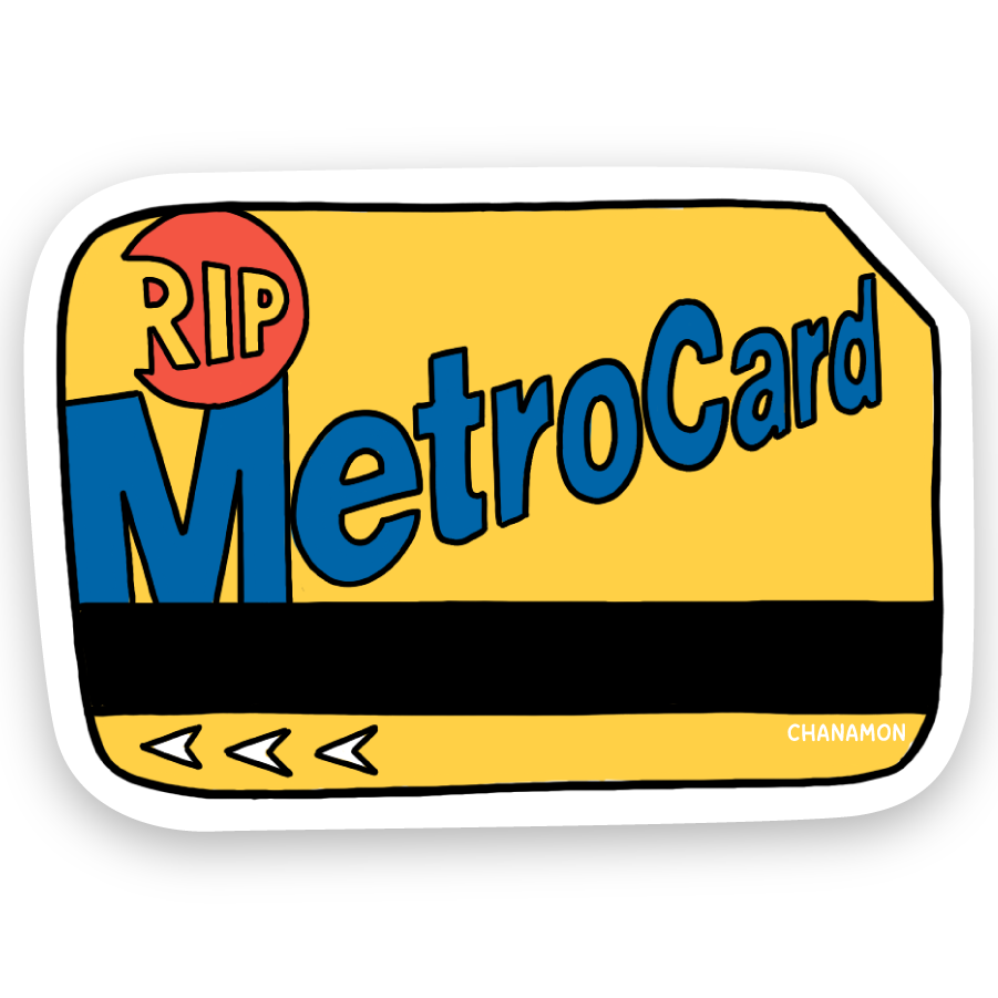 RIP Metrocard Sticker