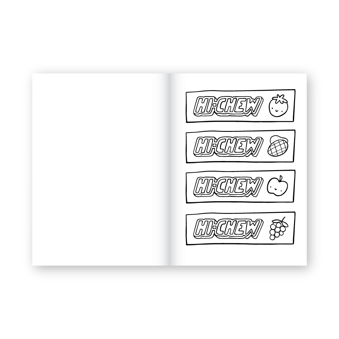 Asian Pantry Coloring Book