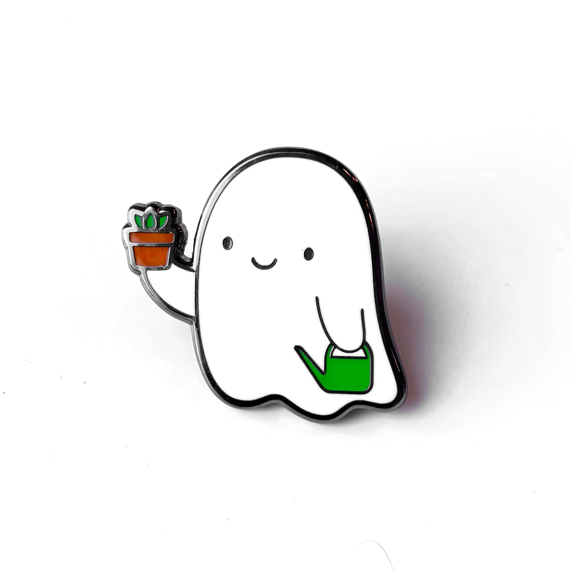 Plant Ghost Enamel Pin