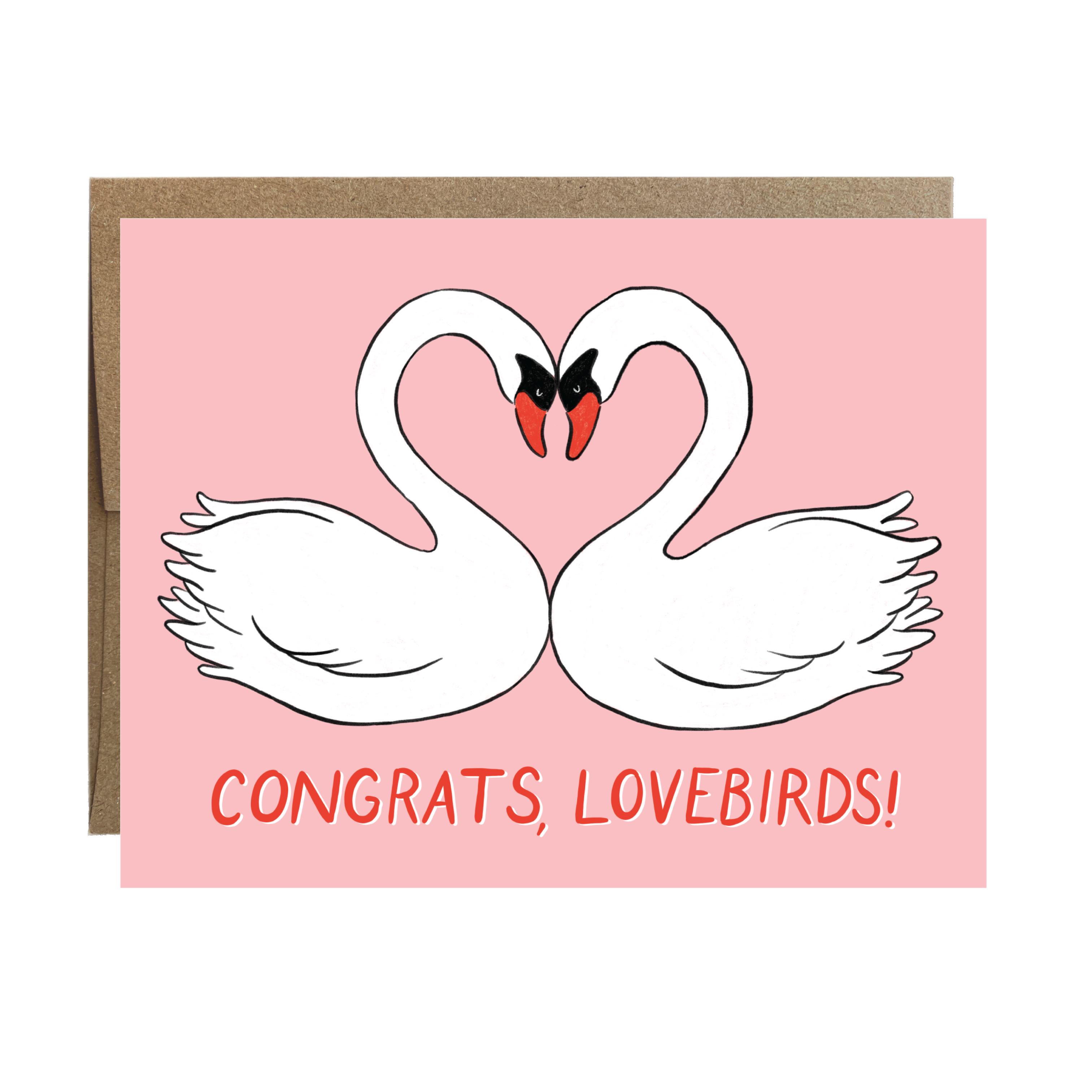 Congrats Lovebirds Card