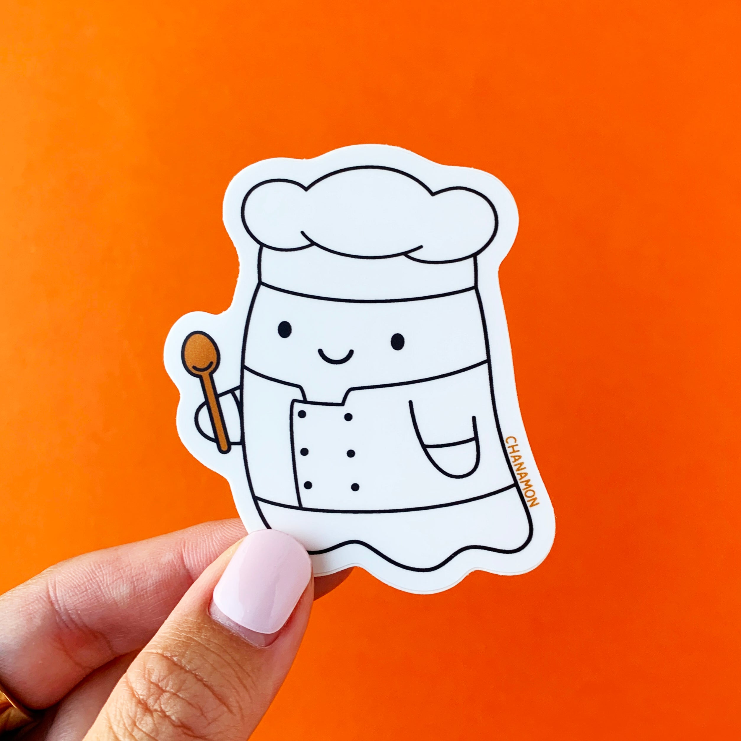 Chef Ghost Sticker