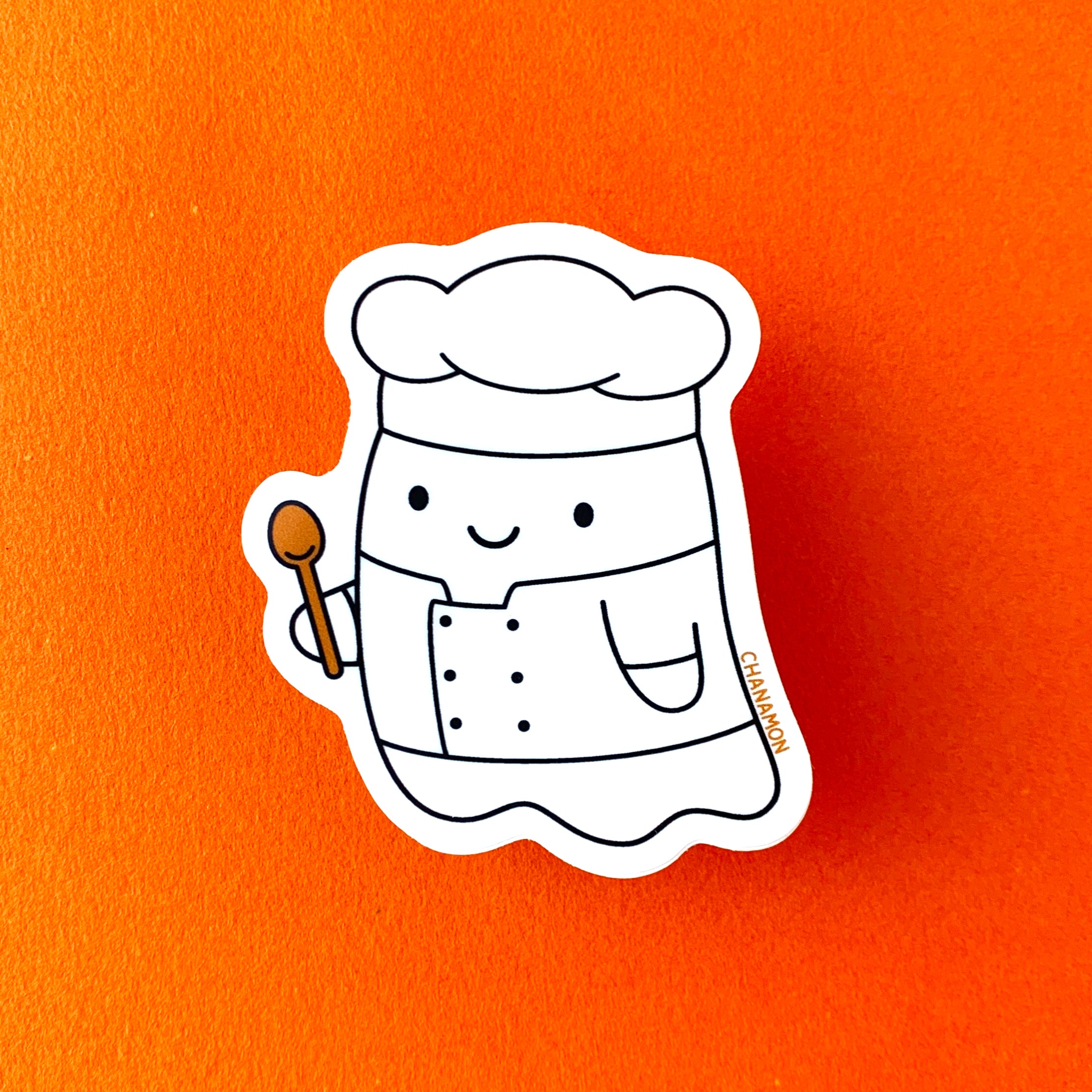 Chef Ghost Sticker