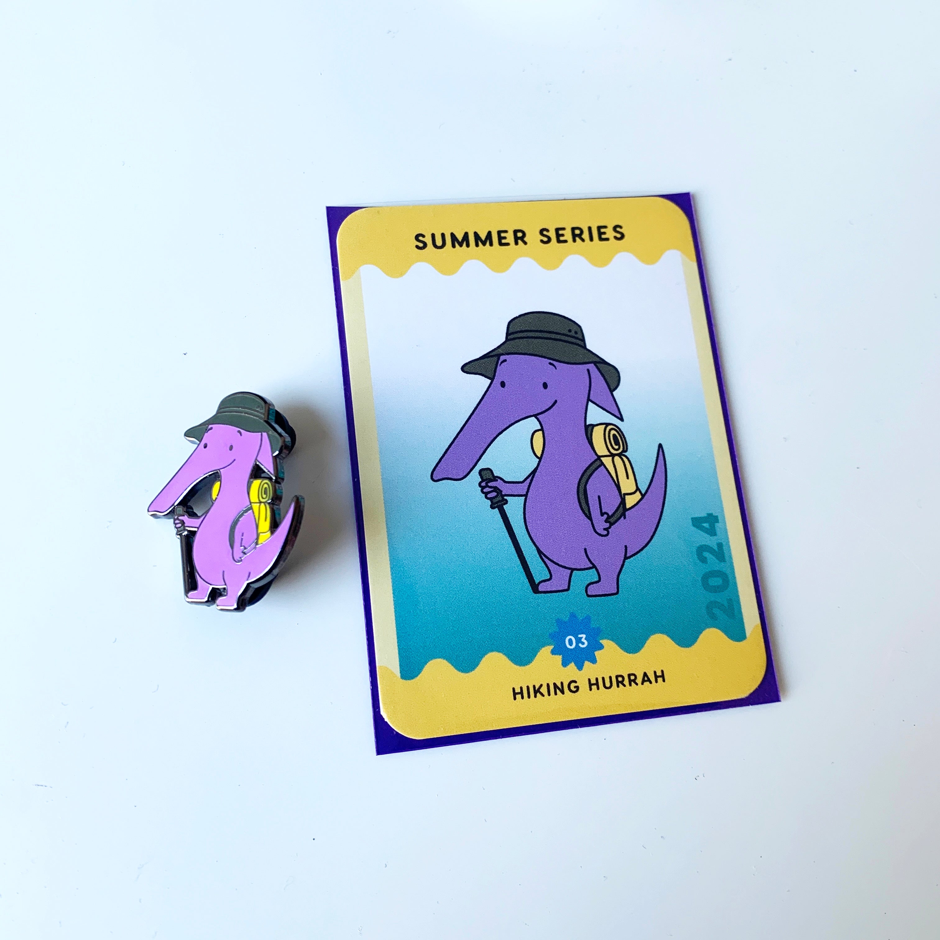 Summer Series Aardvark Pins