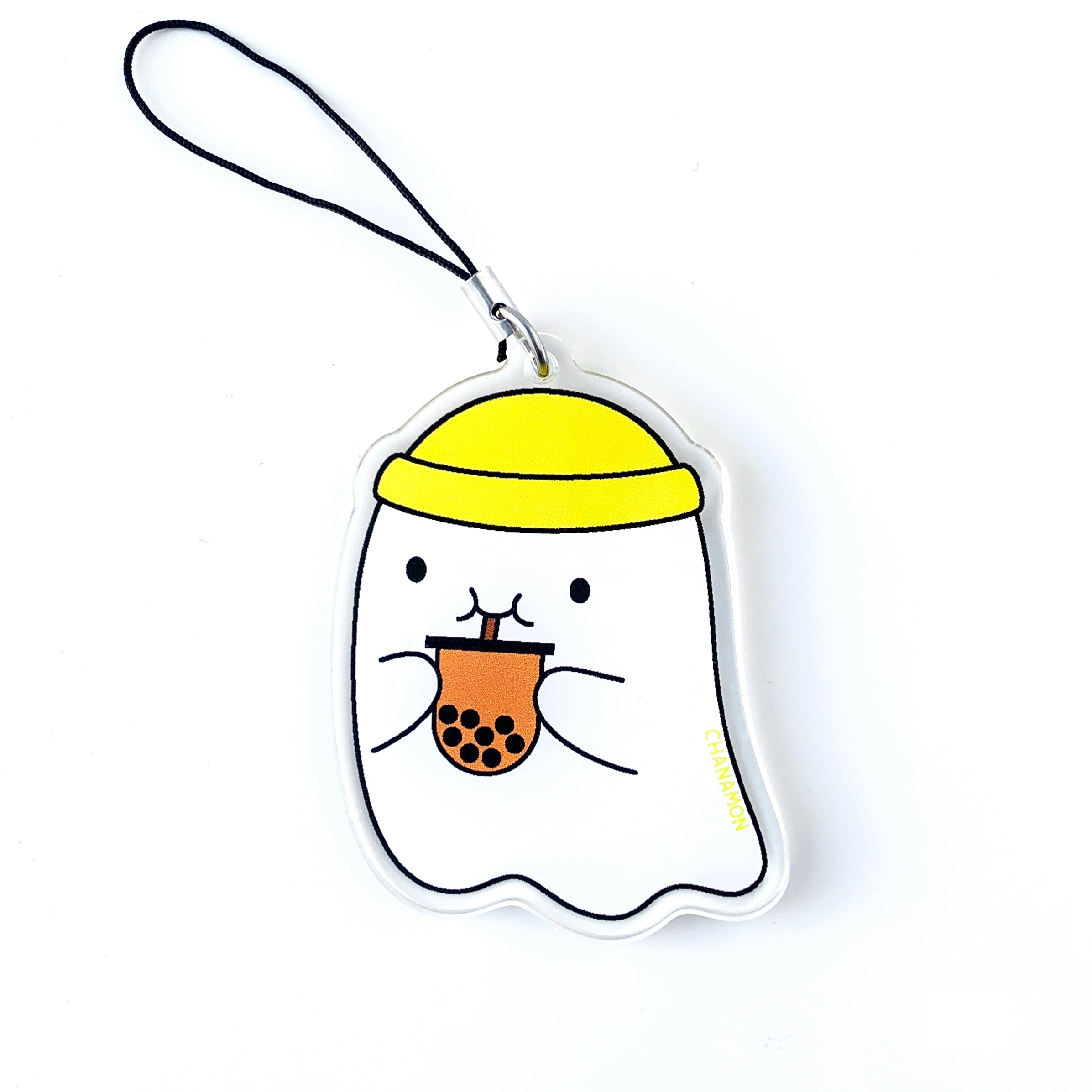 Bubble Tea Ghost Ornament