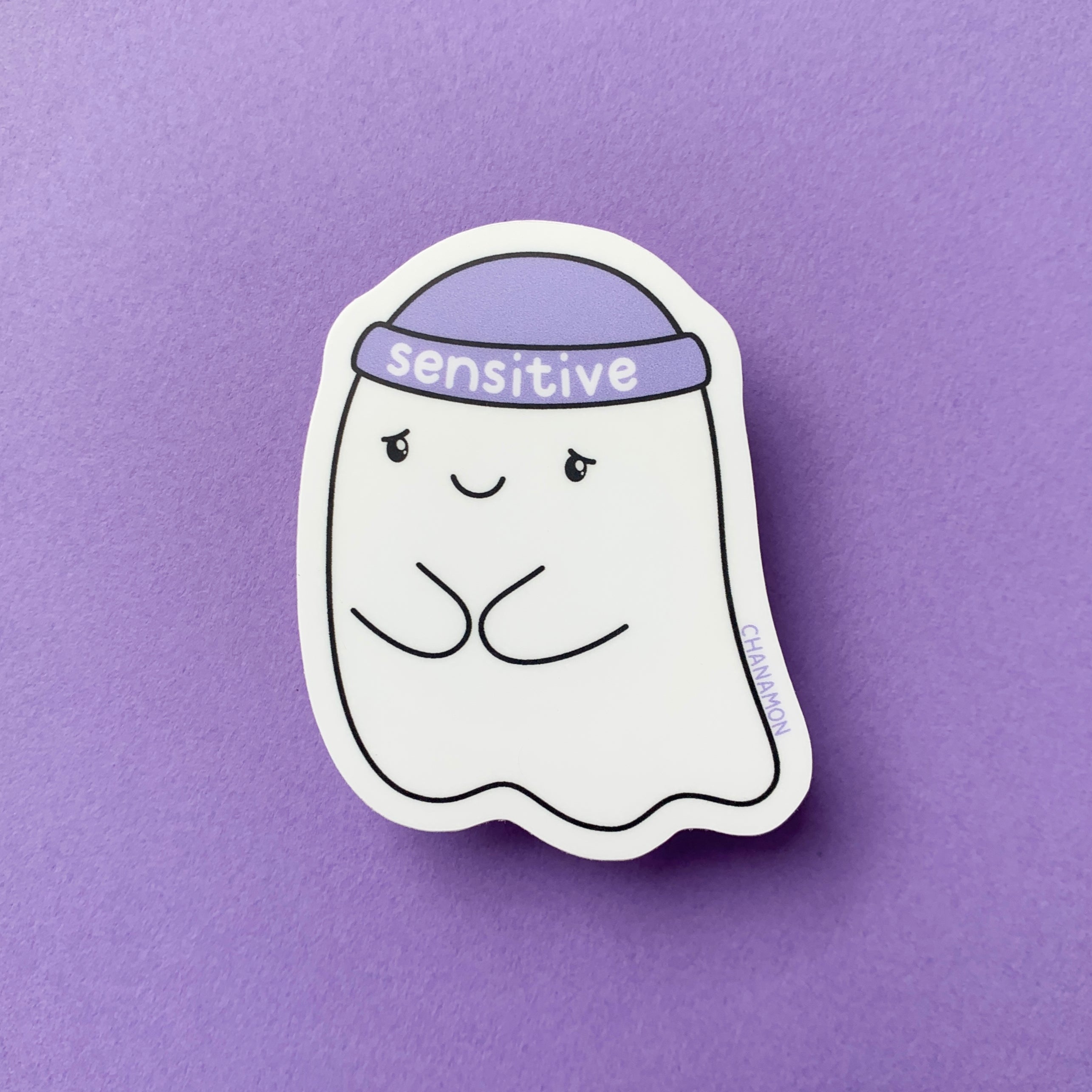 Sensitive Ghost Sticker