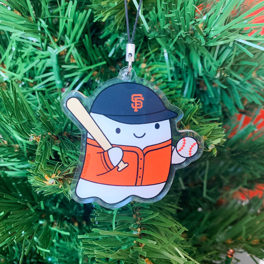 SF Giants Ghost Ornament