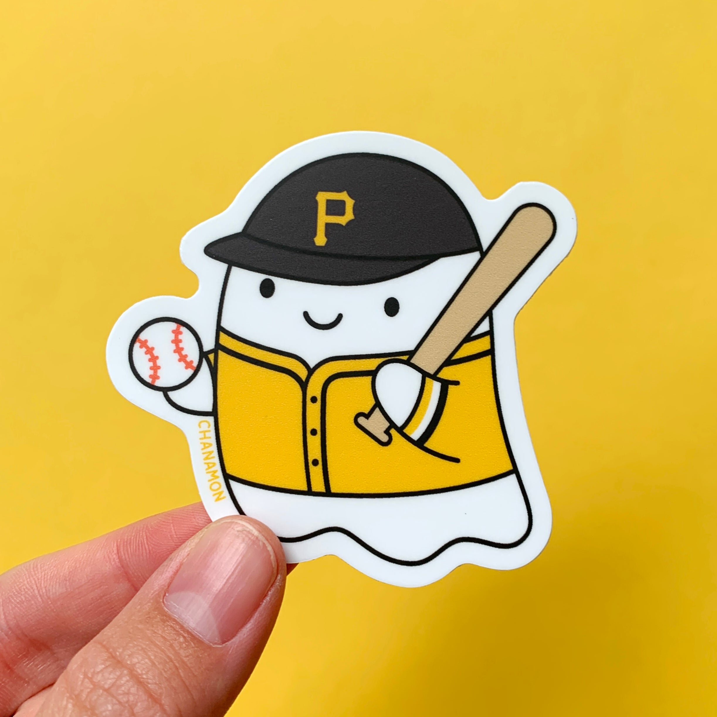 Pittsburgh Pirates Baseball Ghost Sticker