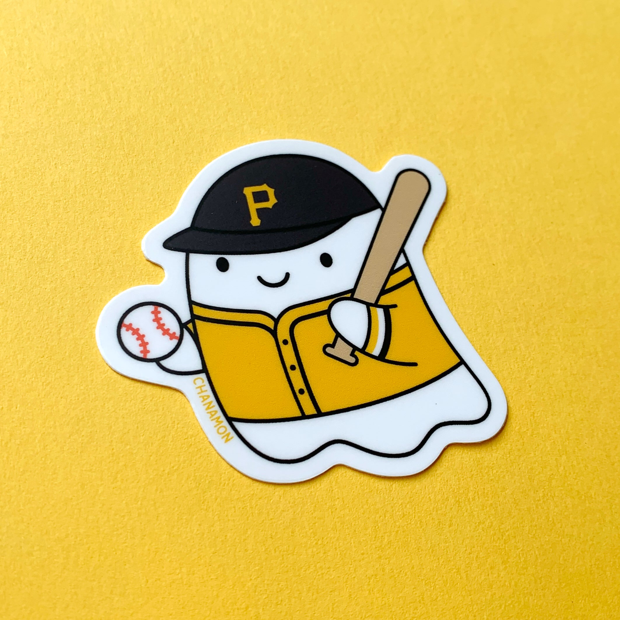 Pittsburgh Pirates Baseball Ghost Sticker