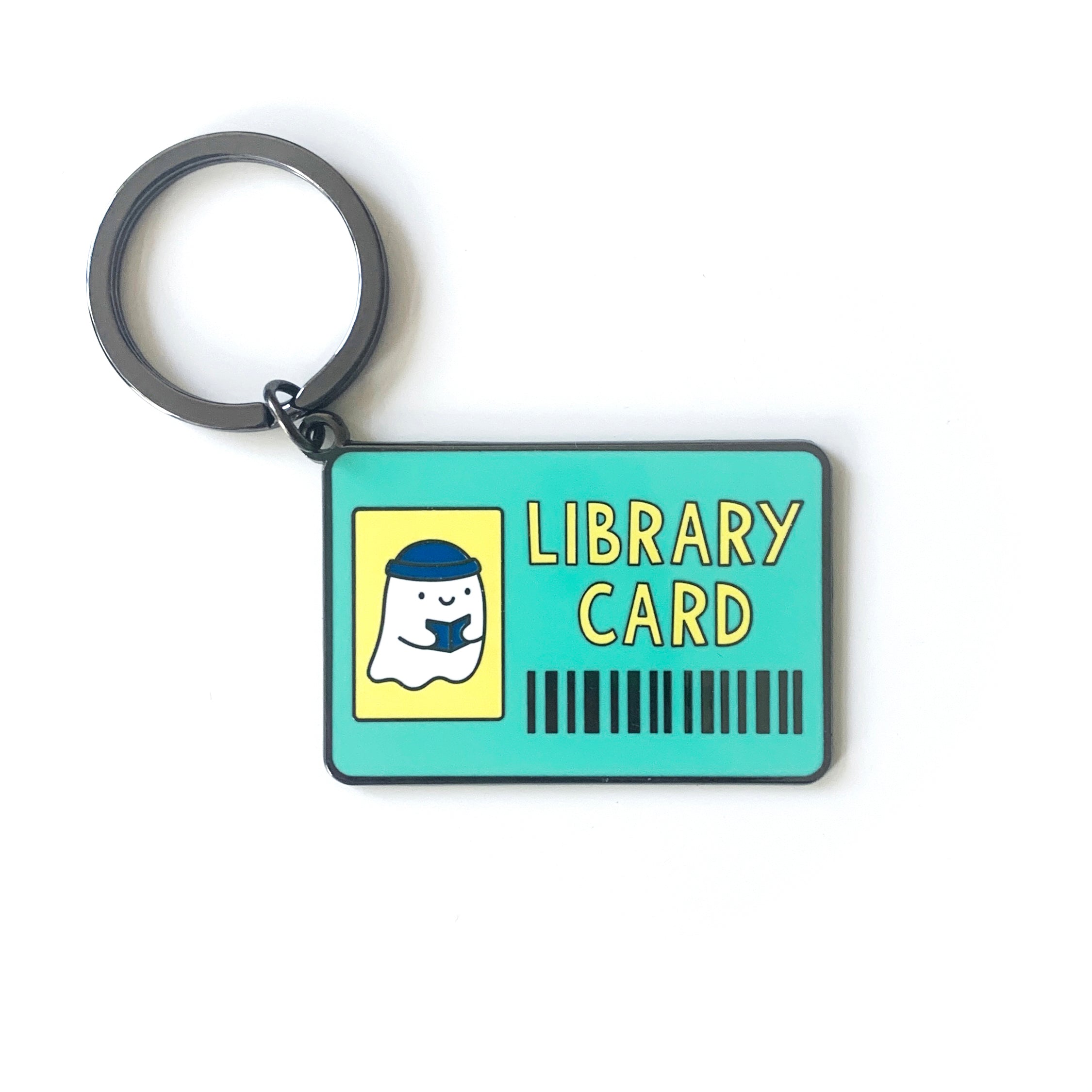 Library Card Keychain