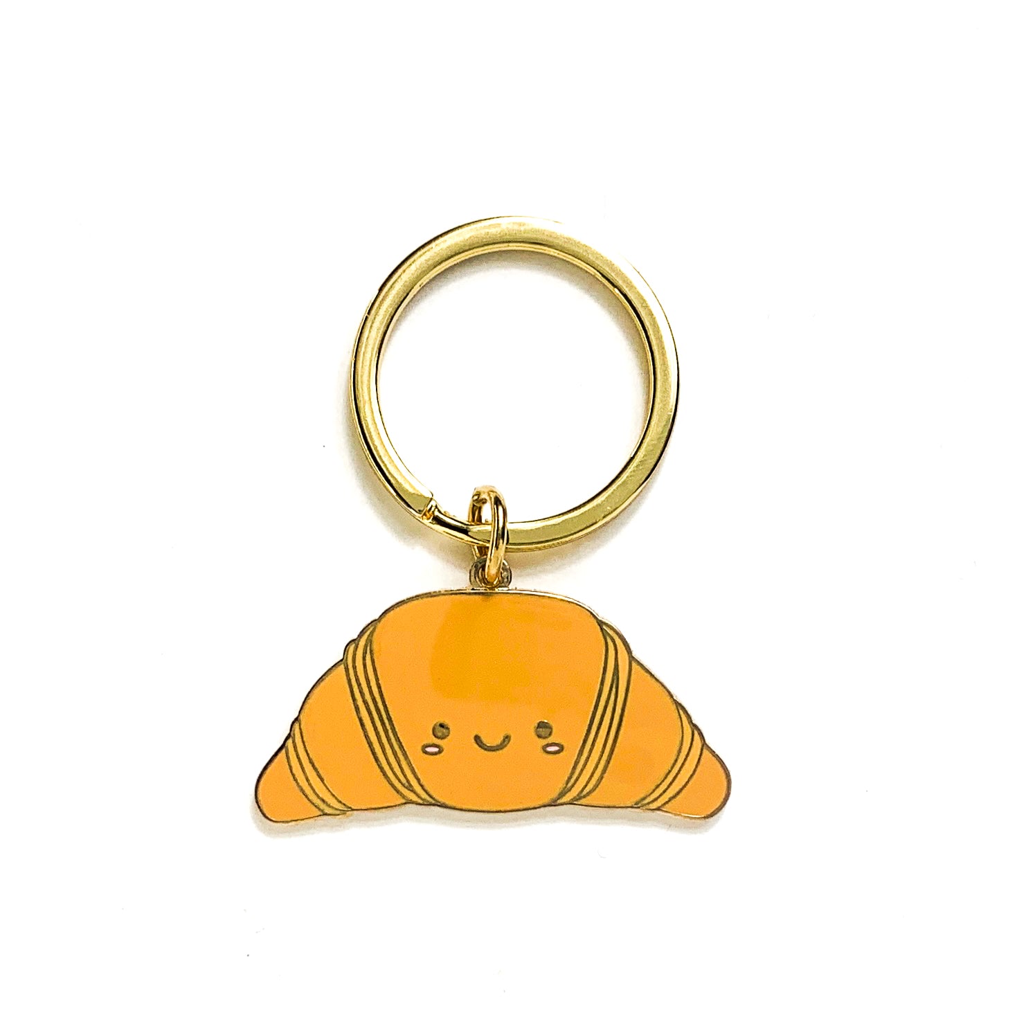 Croissant Keychain