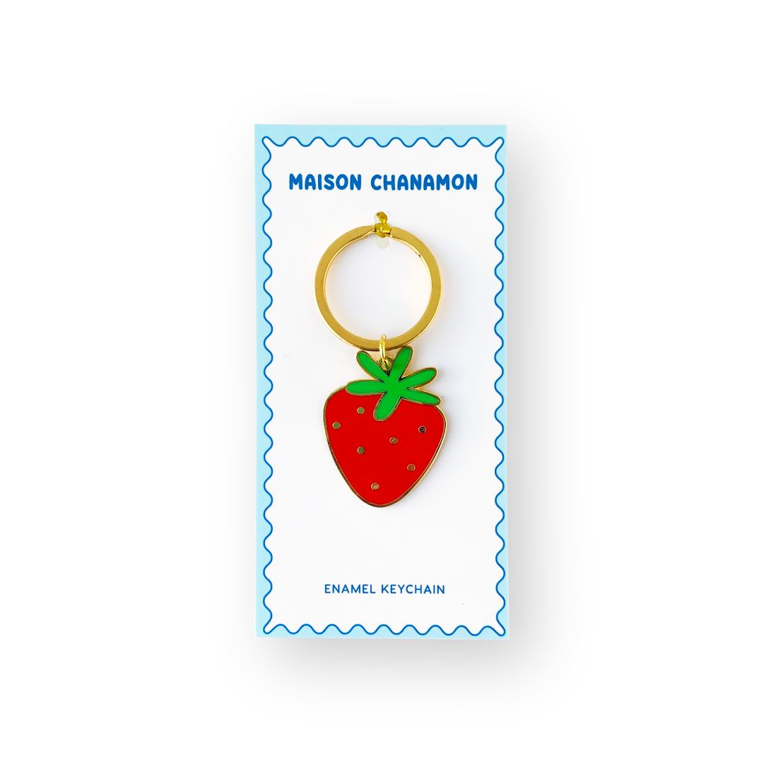 Strawberry Keychain