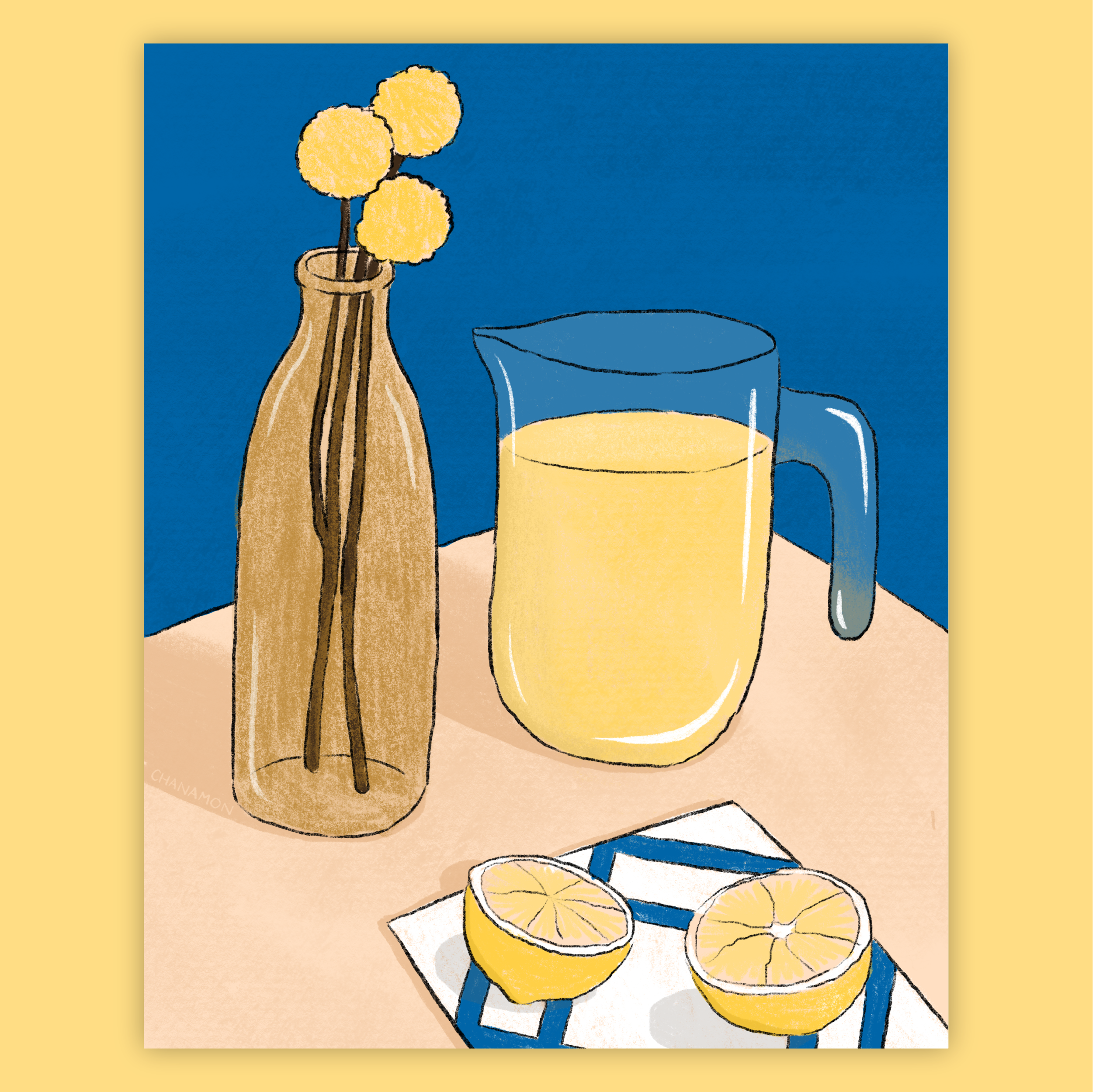 Lemonade Still Life Print