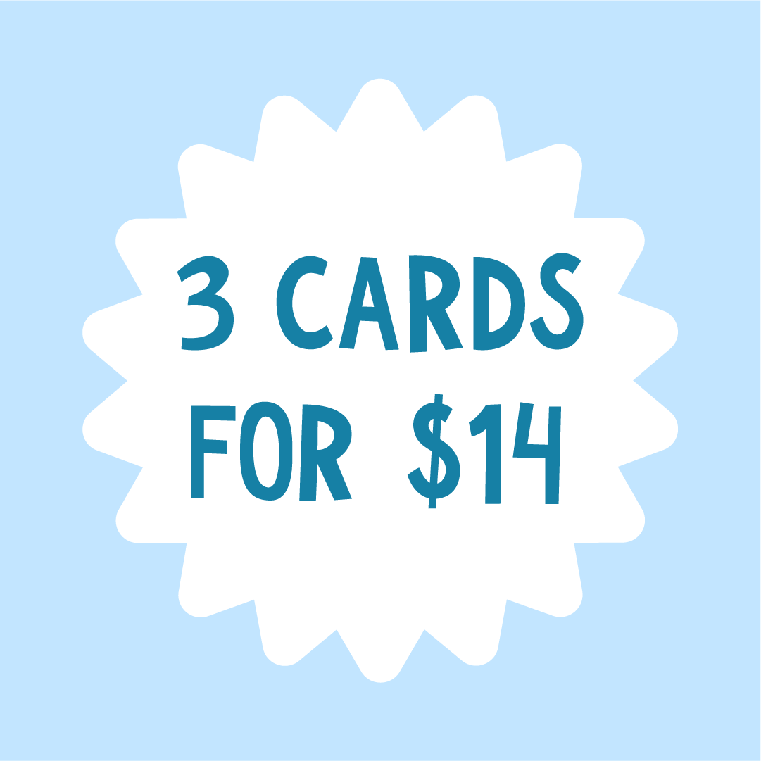 3 Cards for $14