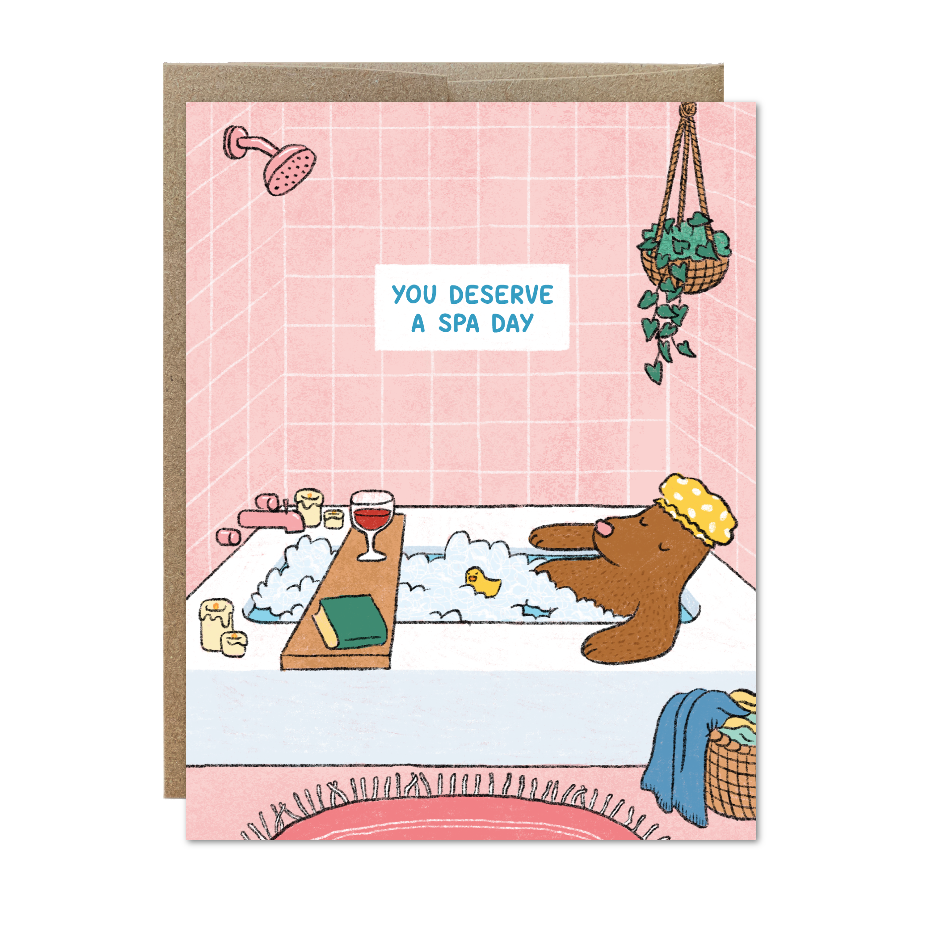Bear Spa Day Card