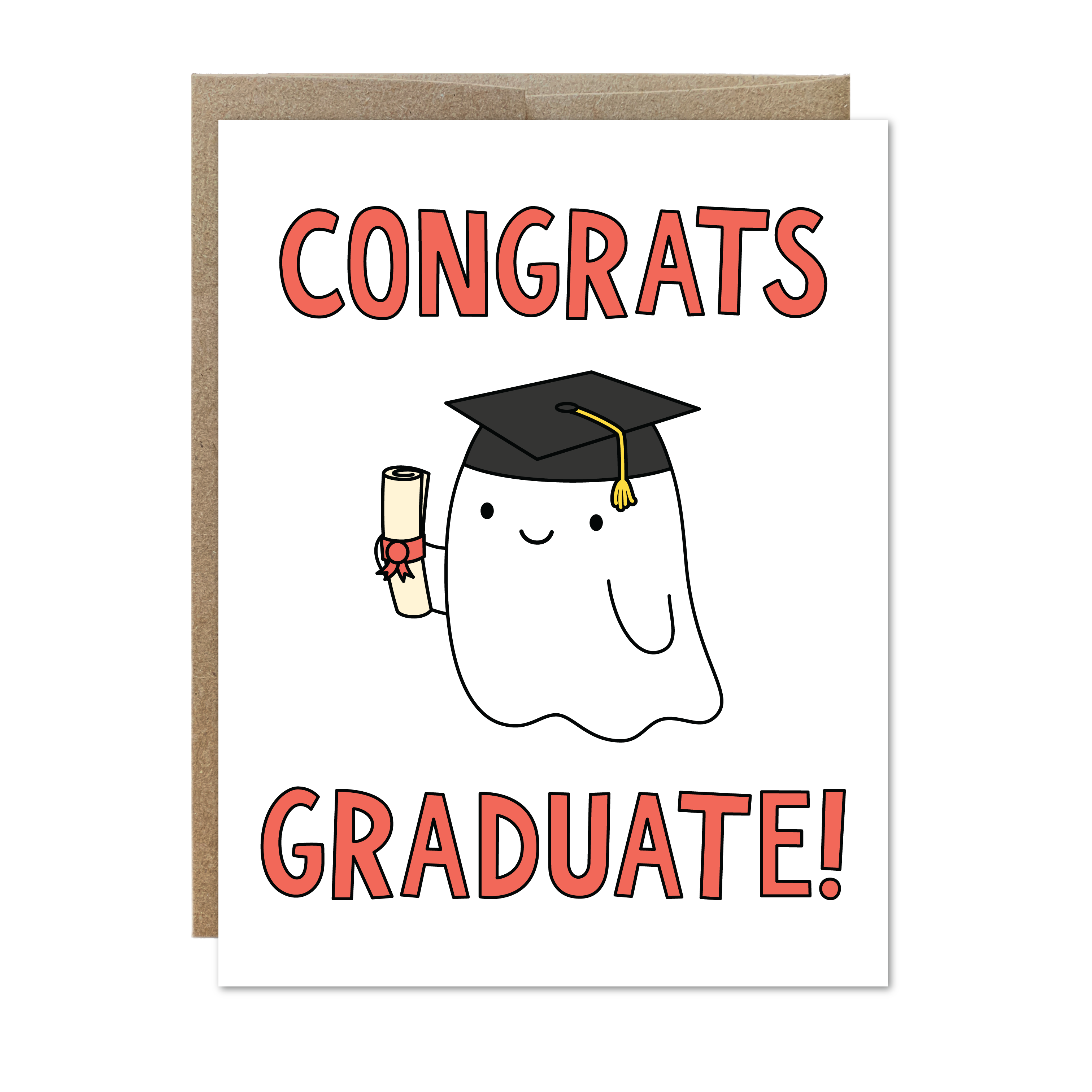 Graduation Ghost Card