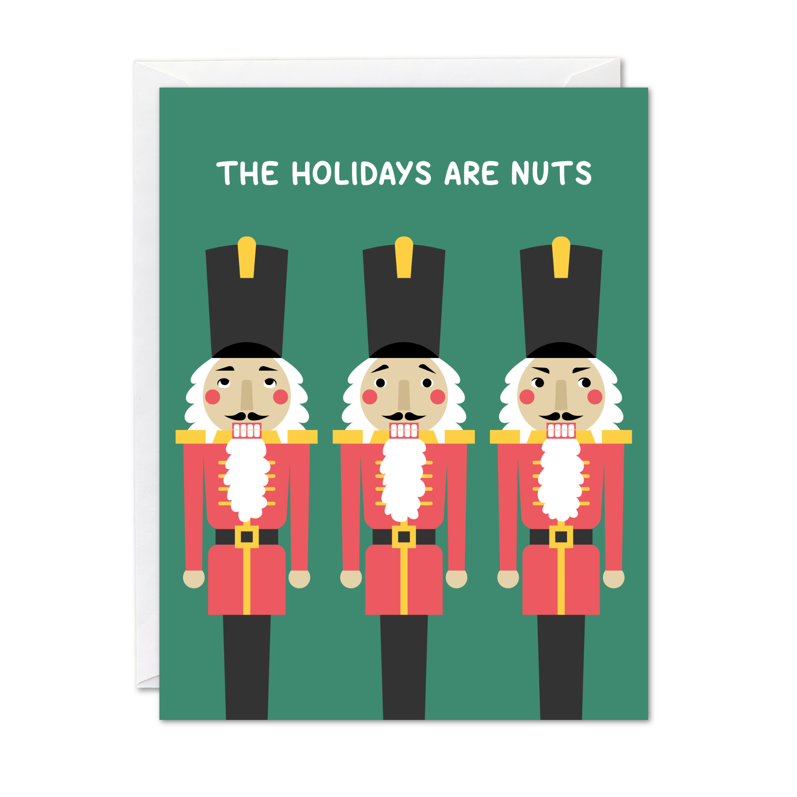 Holidays Are Nuts Nutcracker Card