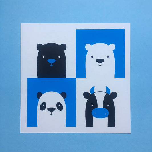 Bears Screen Print