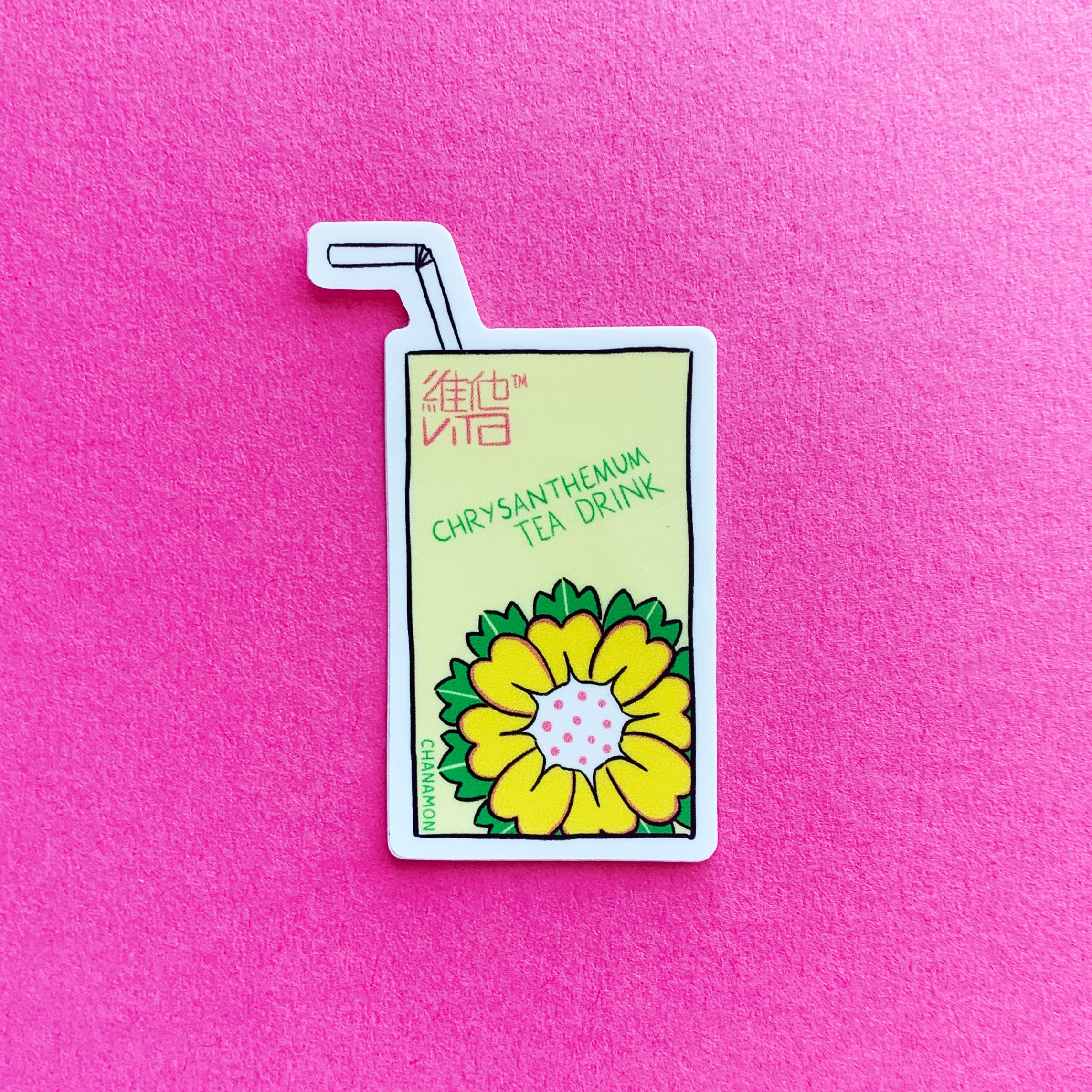 Chrysanthemum Tea Sticker