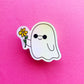 Hippie Ghost Holographic Sticker