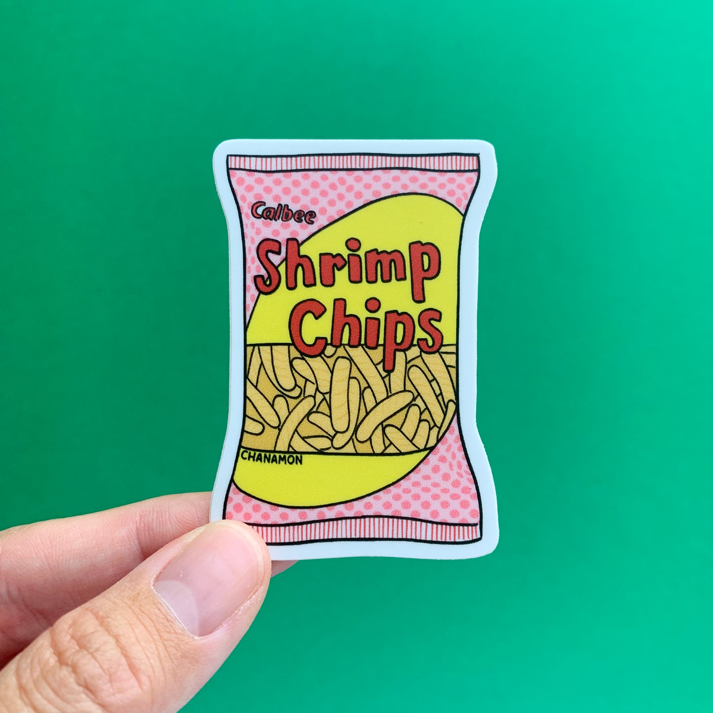Shrimp Chips Sticker