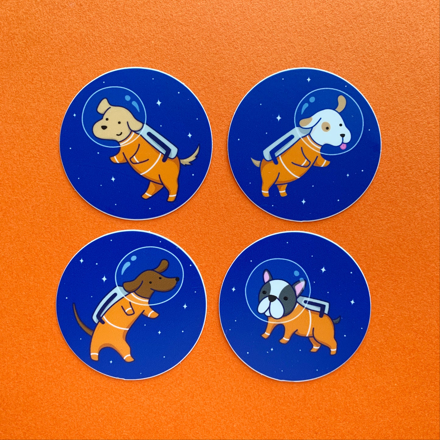 Space Pups Sticker Pack
