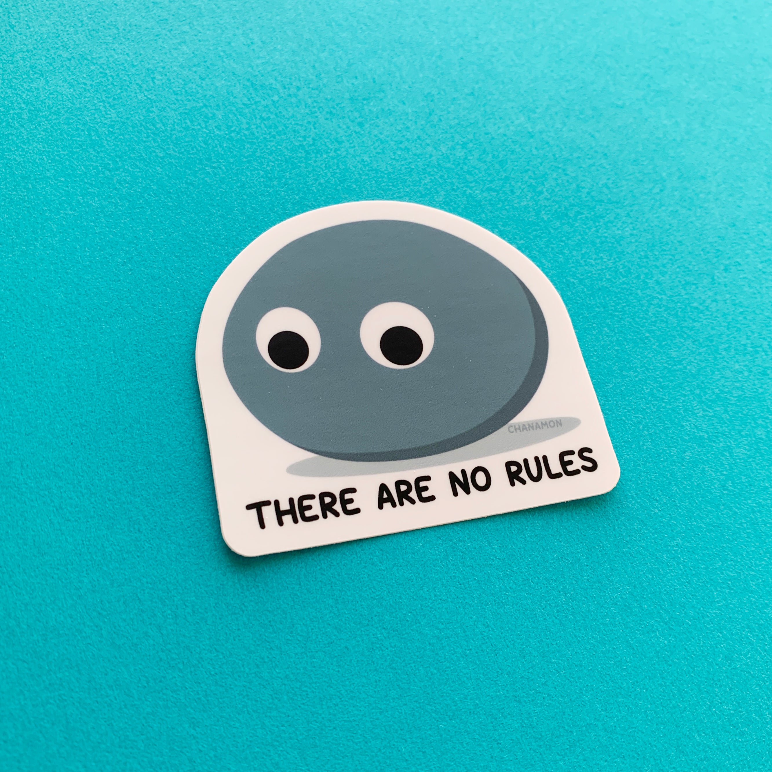 There Are No Rules Rock Sticker