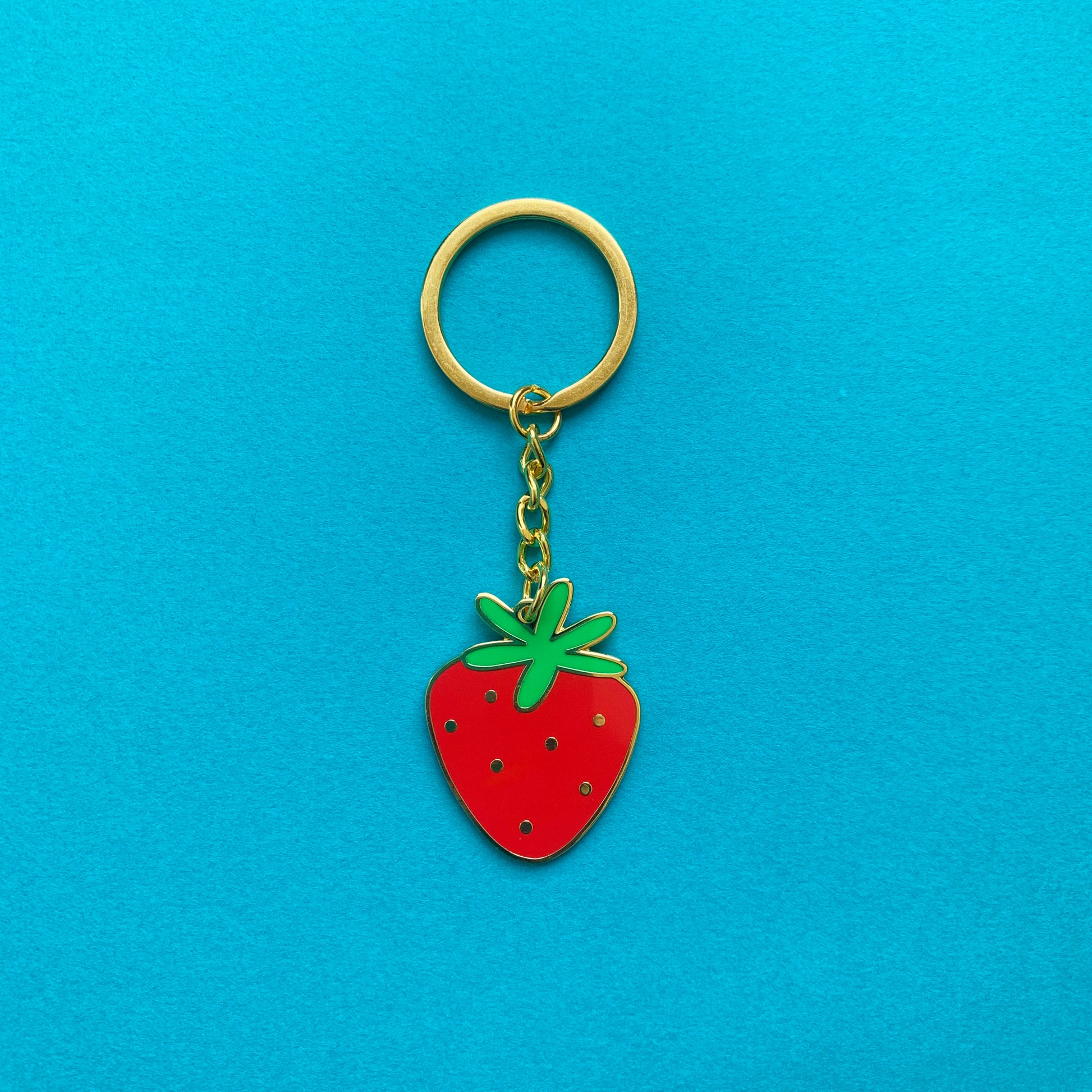 Strawberry Decor Keychain  Cute keychain, Strawberry gifts, Key