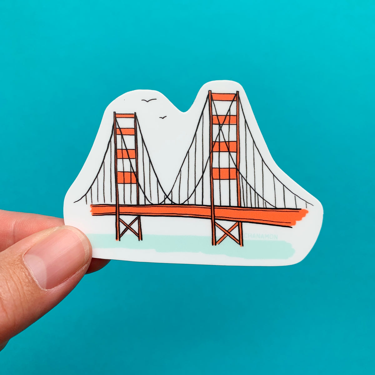 Bridge Sticker Golden Gate Bridge San Francisco Sticker