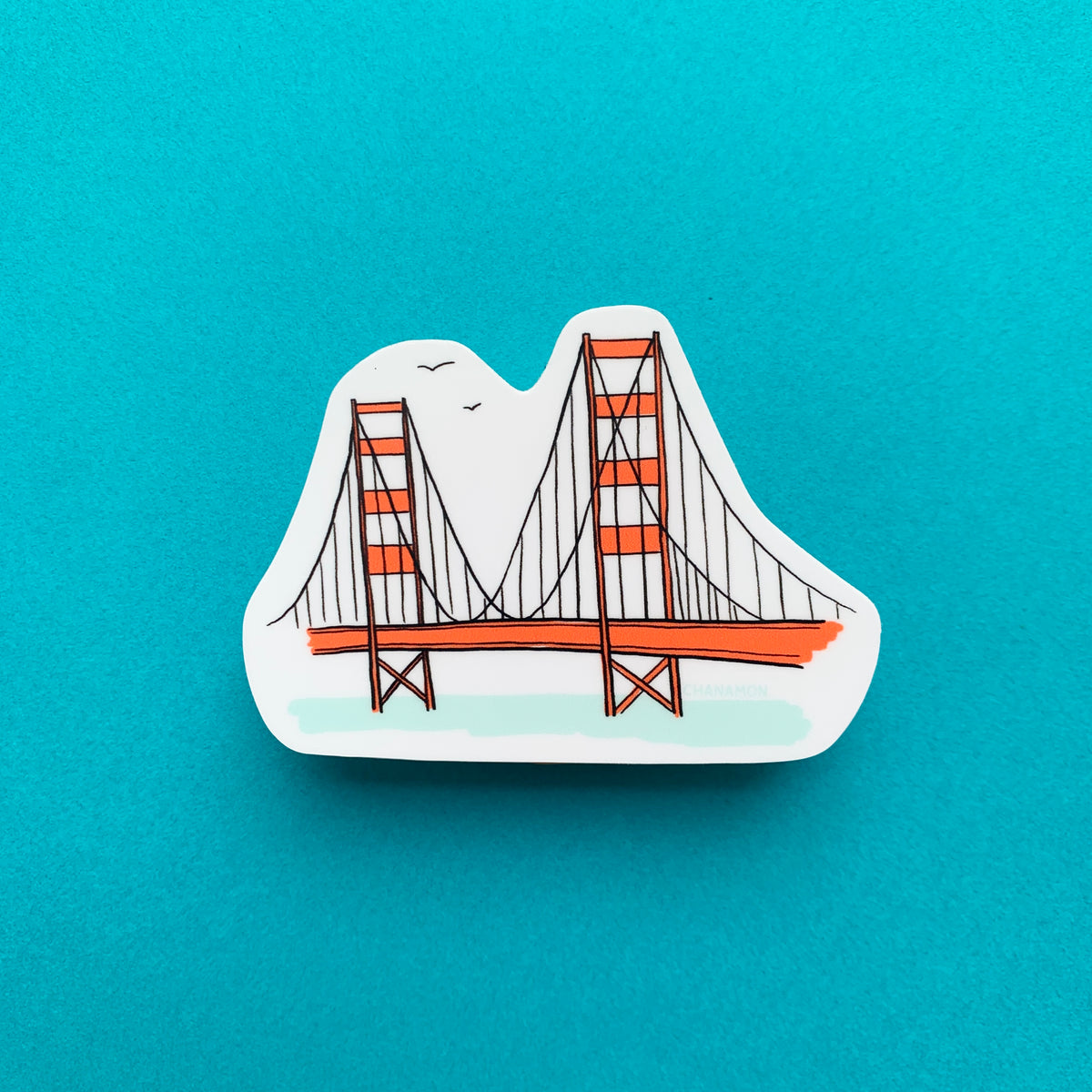 Bridge Sticker Golden Gate Bridge San Francisco Sticker