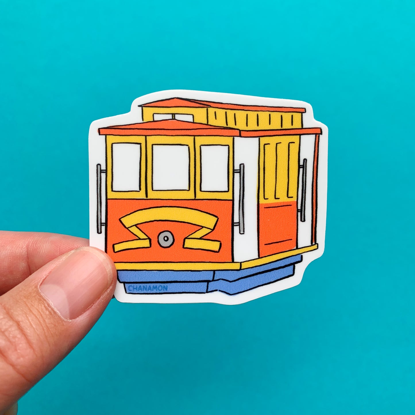 Cable Car San Francisco Sticker