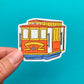 Cable Car San Francisco Sticker