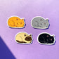 Grey Cat Loaf Sticker