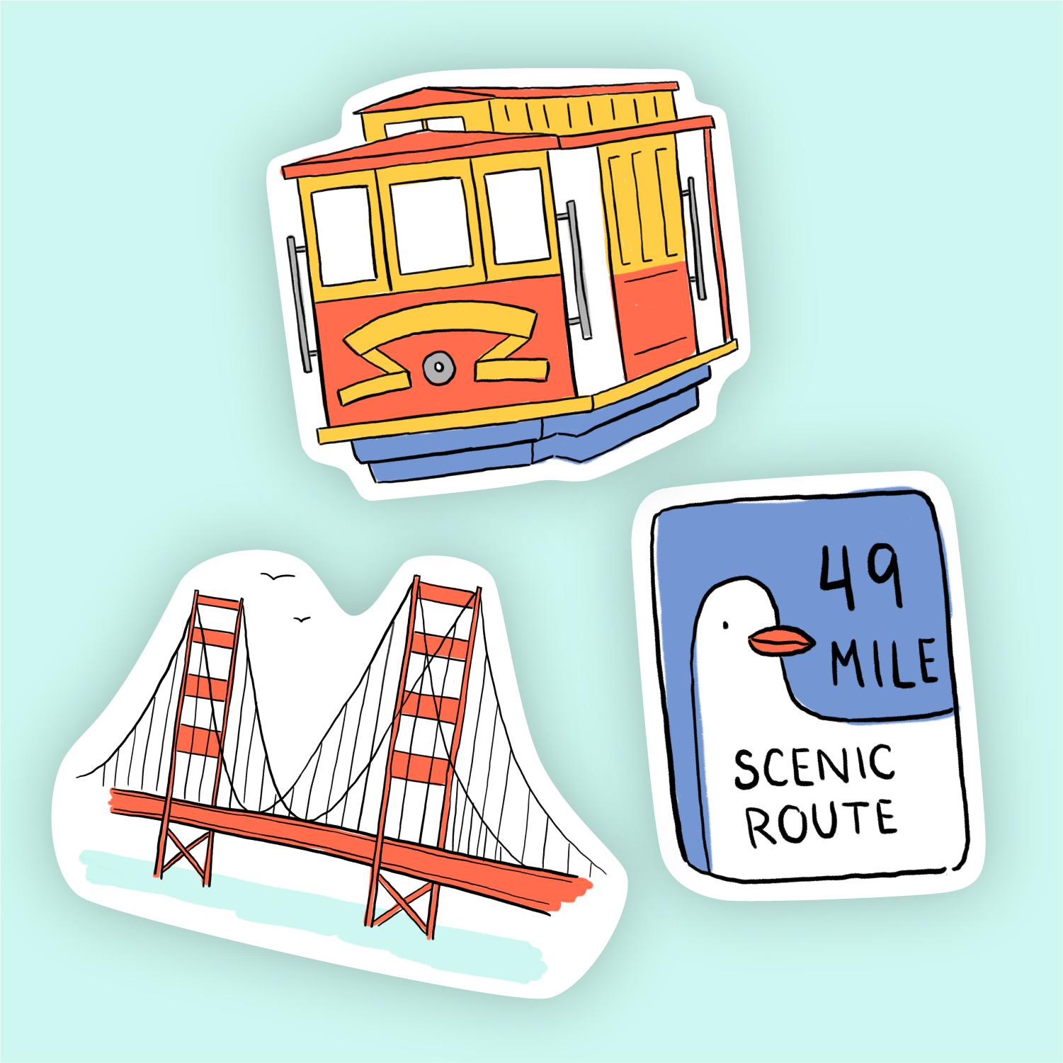 San Francisco Sticker Pack