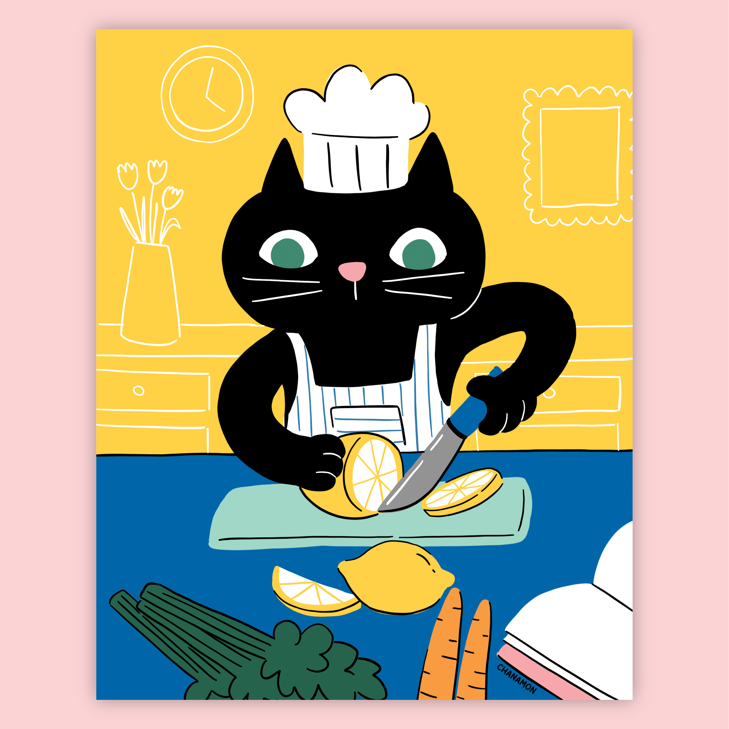 Cat Chef Print