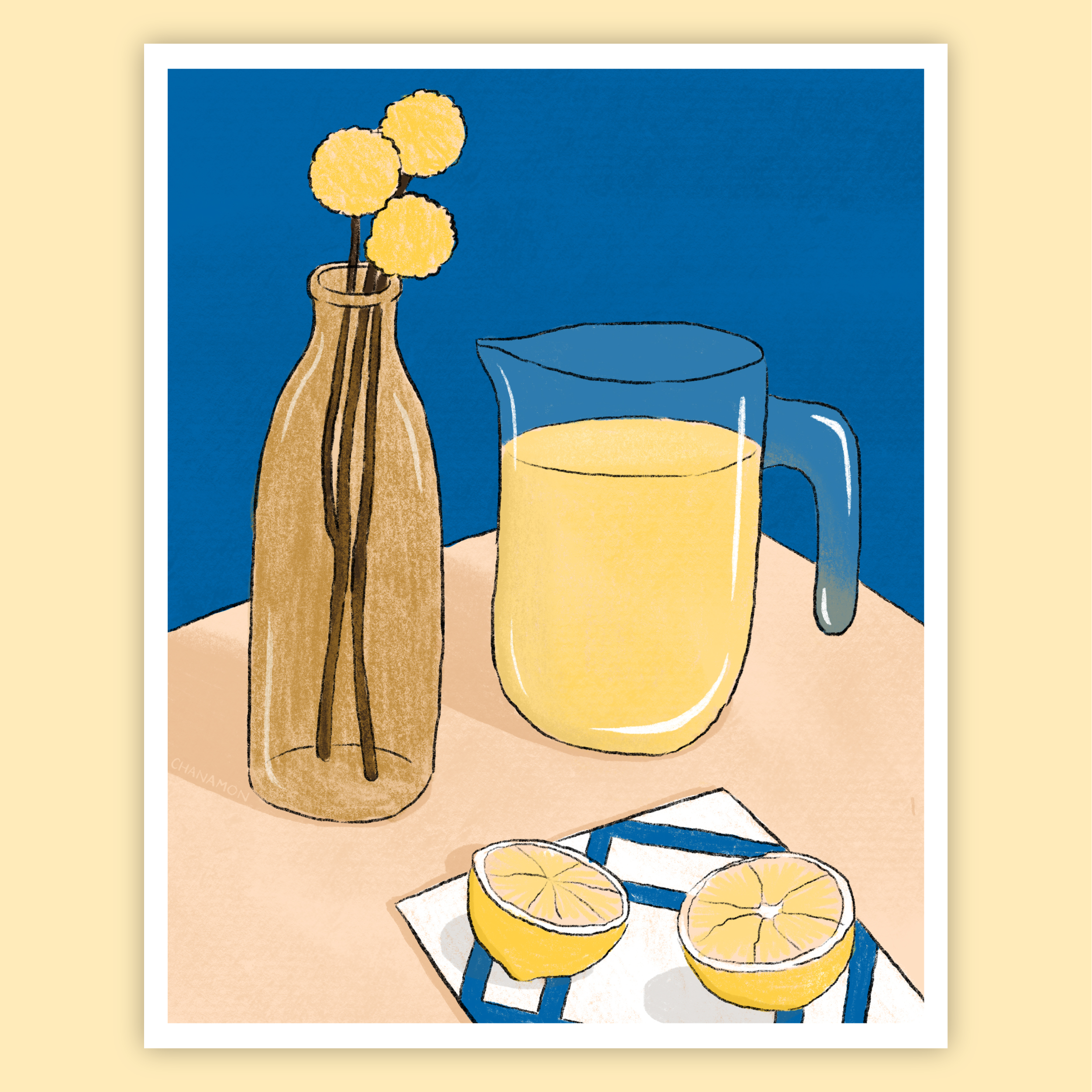 Lemonade Still Life Print