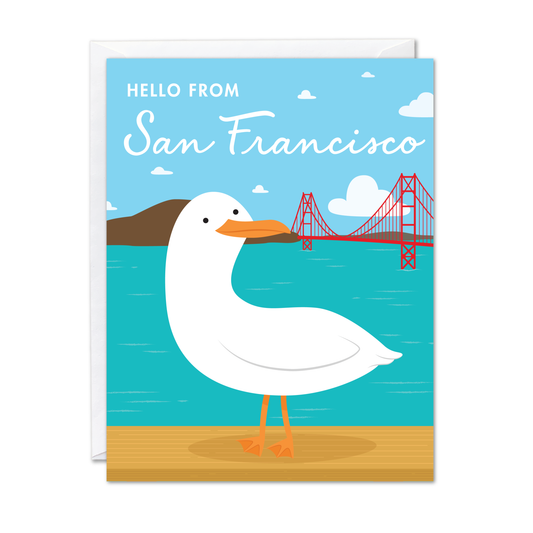 Hello from San Francisco Card
