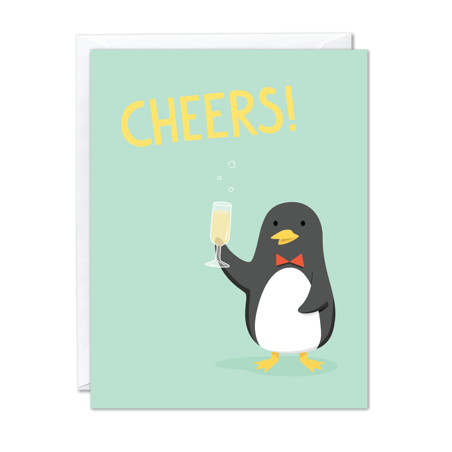 Cheers Penguin Card