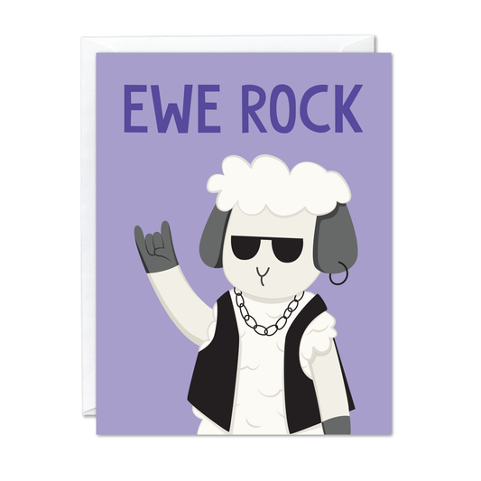 Ewe Rock Card