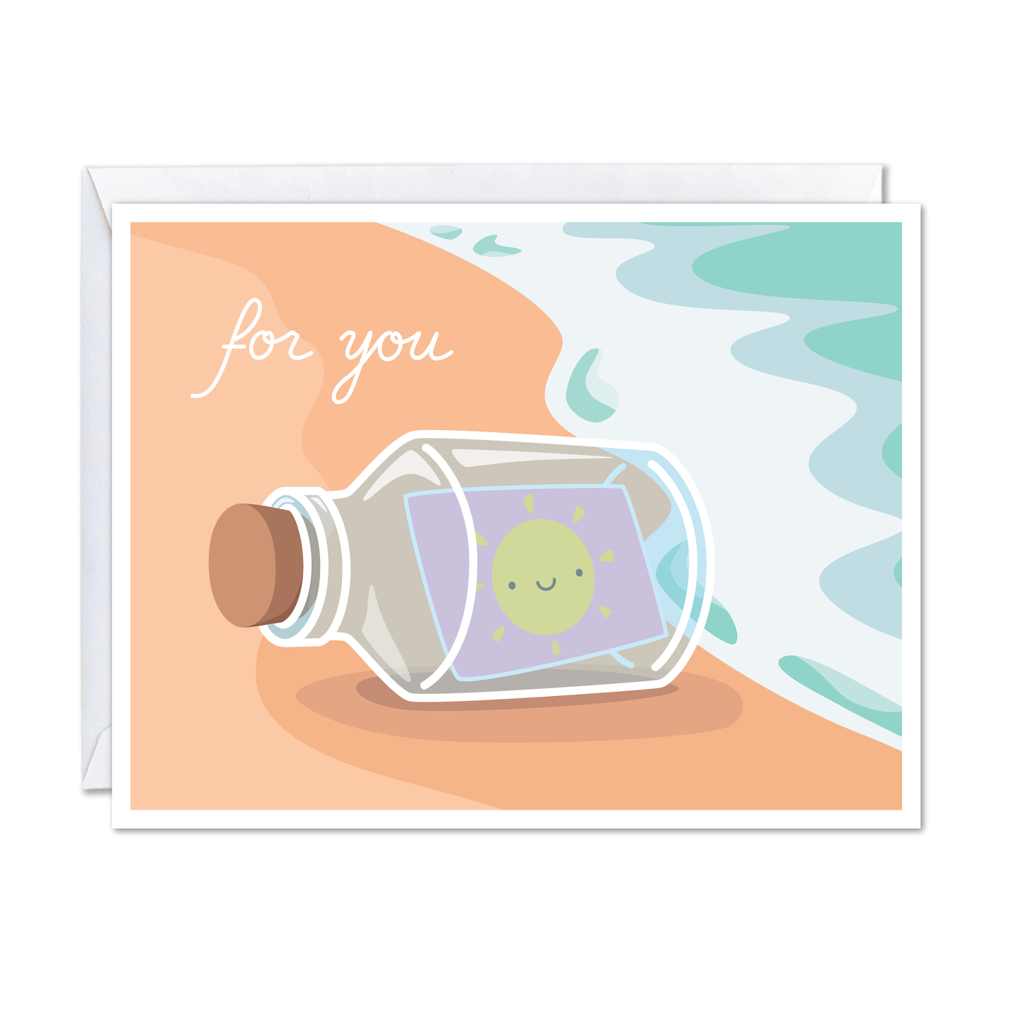 Animal Crossing Message In A Bottle Card