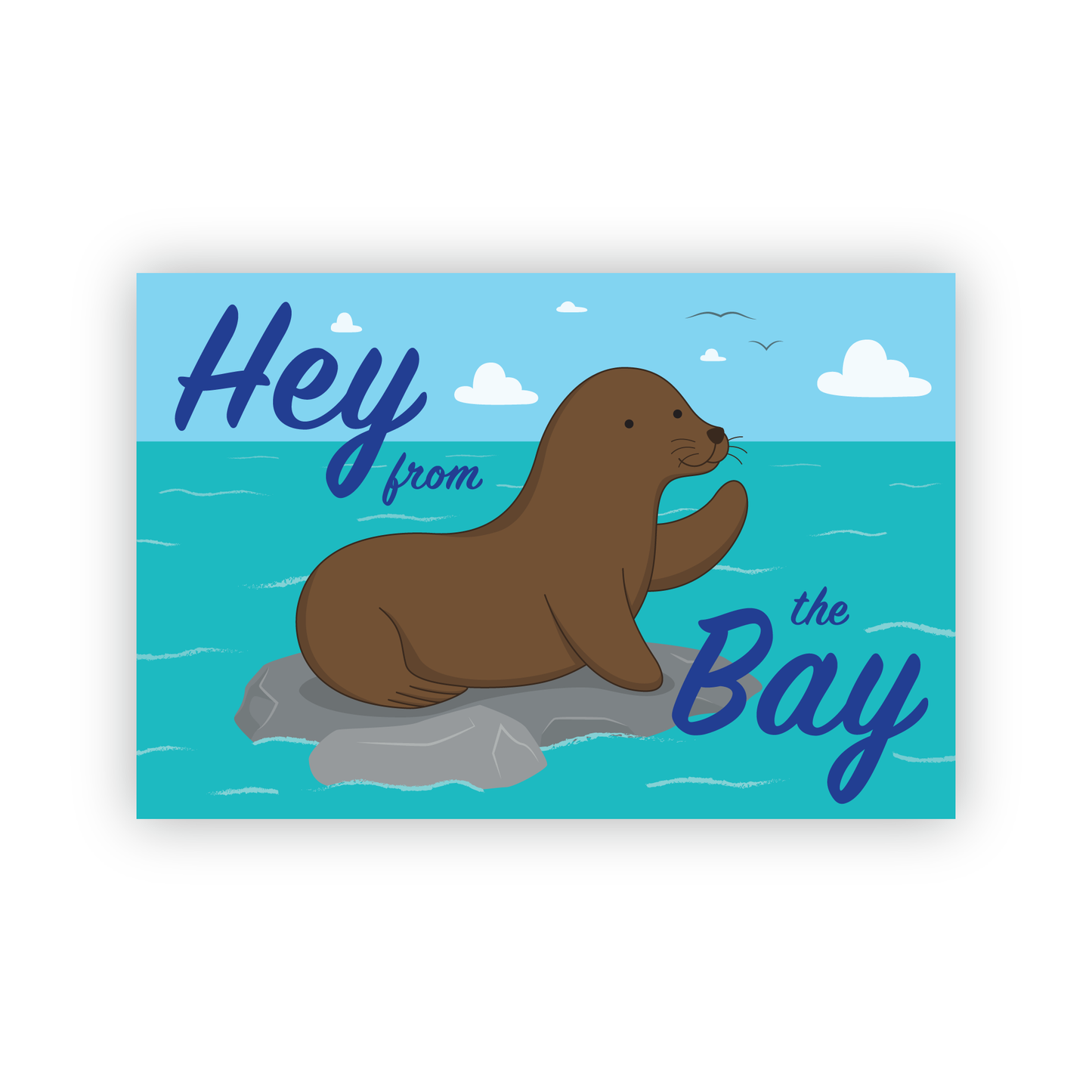 Hey from the Bay Postcard