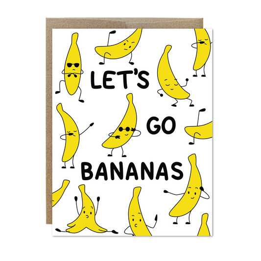 Let's Go Bananas Card
