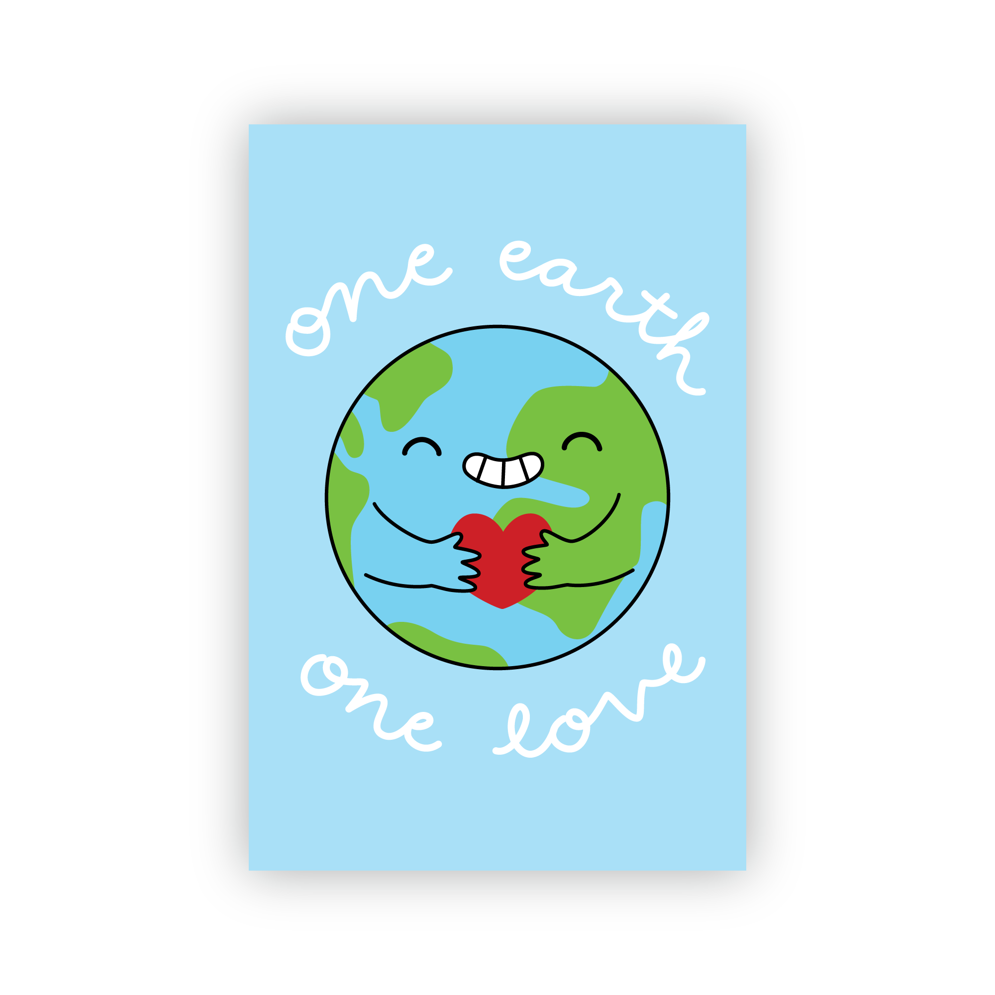 One Earth One Love Postcard